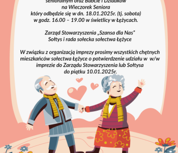 Wieczorek Seniora - Dzień Babci i Dziadka 2025