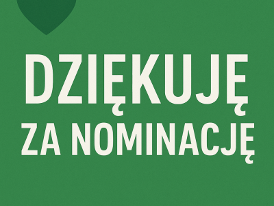 Podziękowania za nominację do tytułu Sołtysa Roku w plebiscycie Mistrzowie Agro 2025
